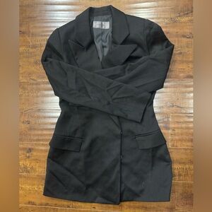 100% wool black blazer size 6